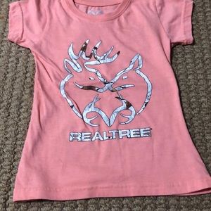 Girls real tree shirt